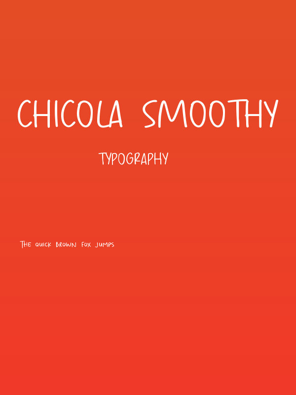 Chicola Smoothy Poster