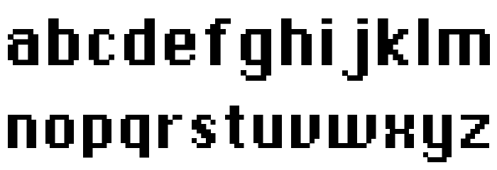 Chicpix Font LOWERCASE