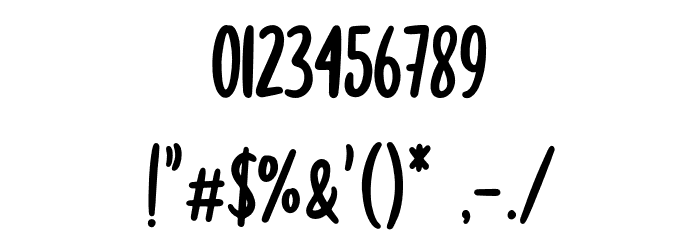 Chidera Font OTHER CHARS