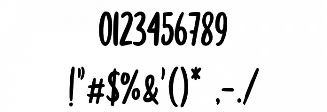 Chidera Font OTHER CHARS