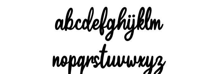 Chidera Font LOWERCASE
