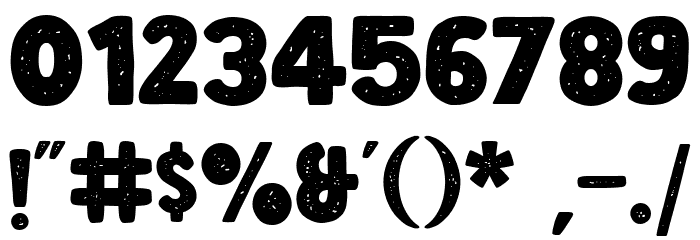 Chieezy Burger Distressed Font OTHER CHARS