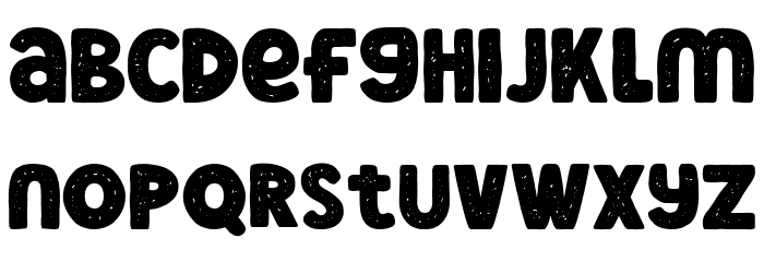 Chieezy Burger Distressed Font LOWERCASE