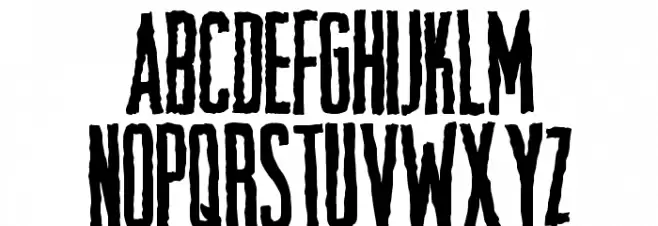 ChiefScare Шрифта ВЕРХНИЙ