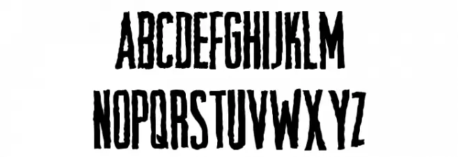 ChiefScare फ़ॉन्ट लोअरकेस