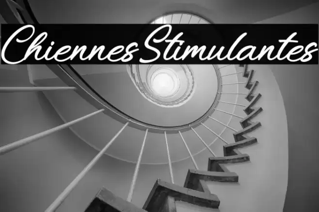 ChiennesStimulantes Font examples
