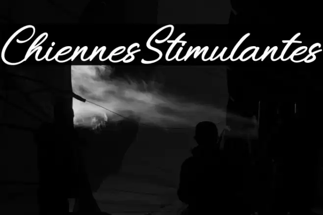 ChiennesStimulantes Font examples