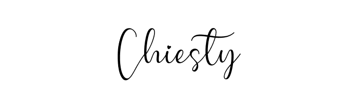 Chiesty  baixar fontes gratis