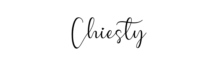 Chiesty  Frei Schriftart Herunterladen