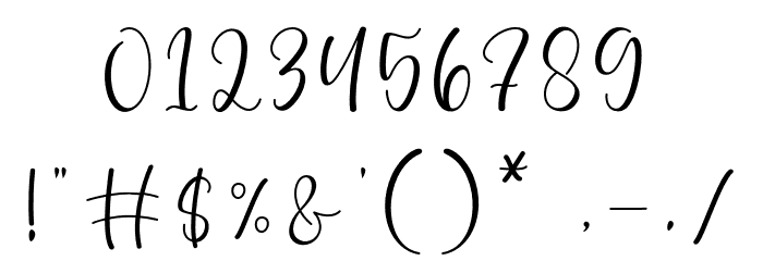 Chiesty Font OTHER CHARS