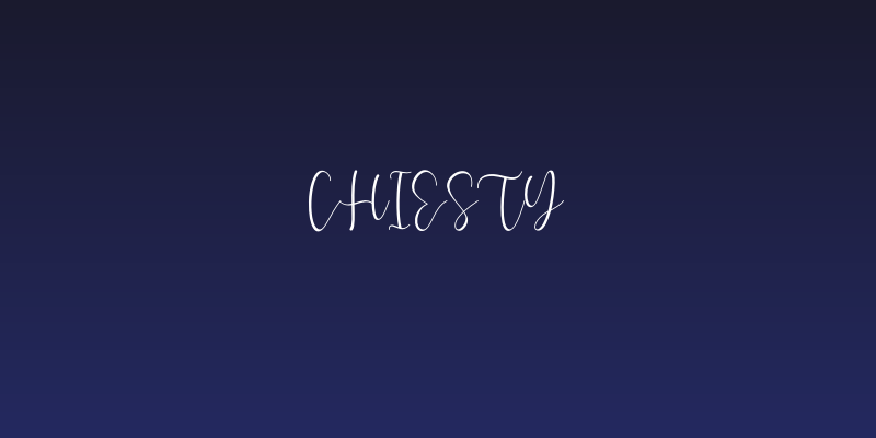 Chiesty Social Header