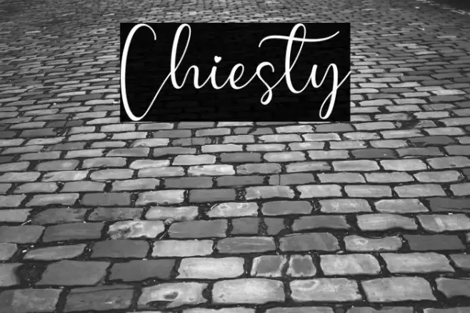 Chiesty Font examples