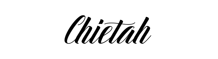 Chietah  नि: शुल्क फ़ॉन्ट्स डाउनलोड