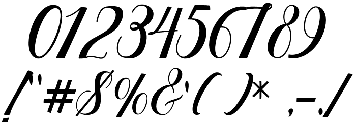 Chietah Font OTHER CHARS