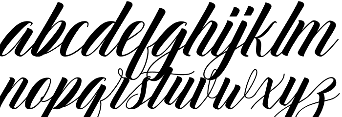 Chietah Font LOWERCASE