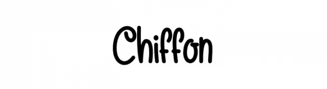 Chiffon  Fuentes Gratis Descargar