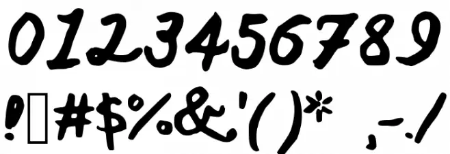 ChiffonBows フォント その他の文字
