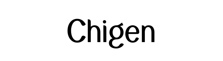 Chigen  免费字体下载