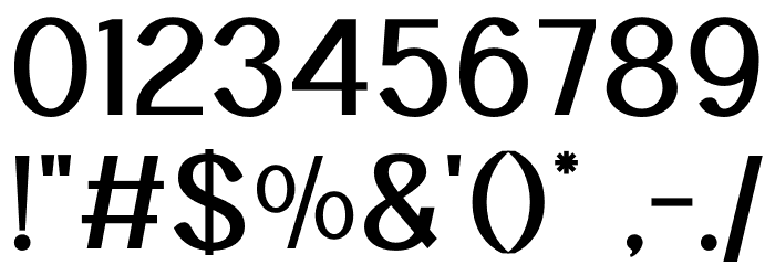 Chigen Font Alte caractere