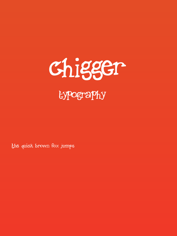 Chigger Poster