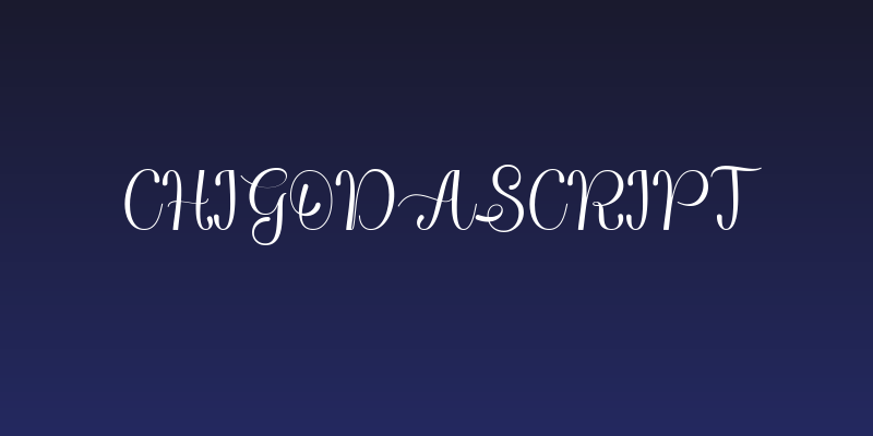 ChigodaScript Social Header