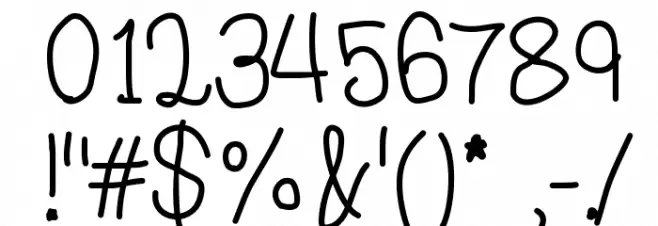 Chihiro Font OTHER CHARS