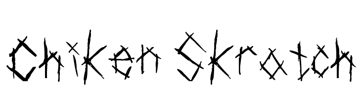 Chiken Skratch Font