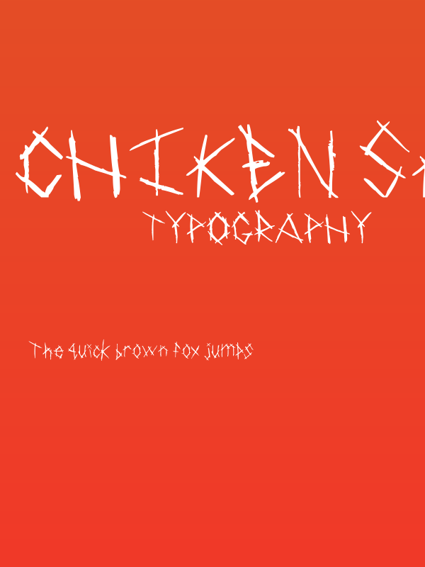 Chiken Skratch Poster