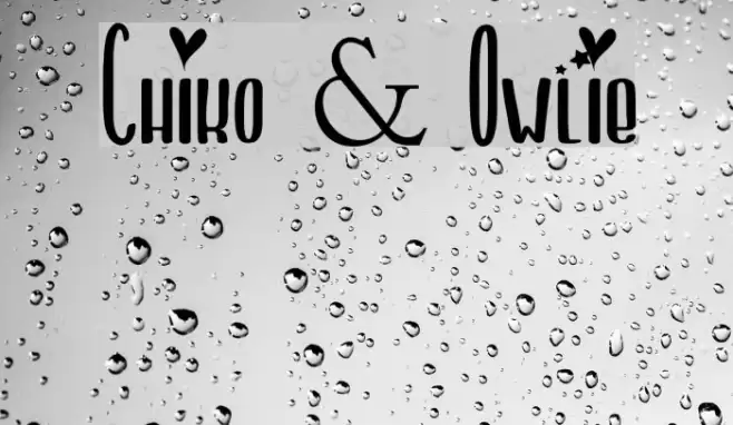 Chiko & Owlie Font examples
