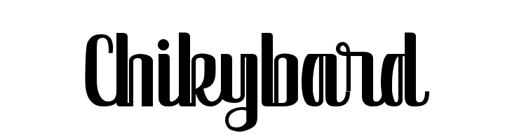 Chikybard  免费字体下载
