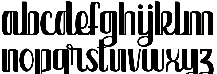 Chikybard Font LOWERCASE