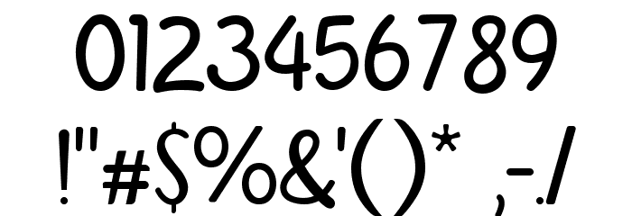 Child Babita Font Alte caractere