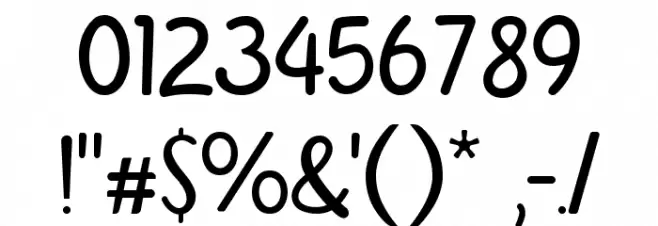 Child Babita Font OTHER CHARS