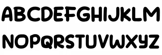 Child Chat Font Litere mari