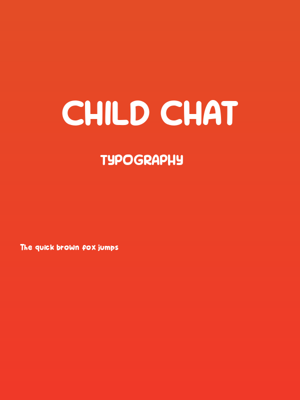 Child Chat Poster