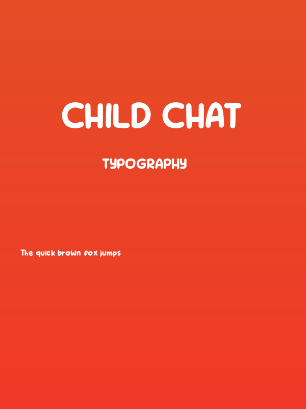 Child Chat Poster