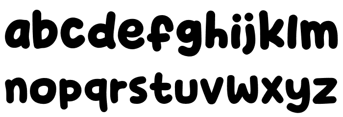 Child Chat Font LOWERCASE