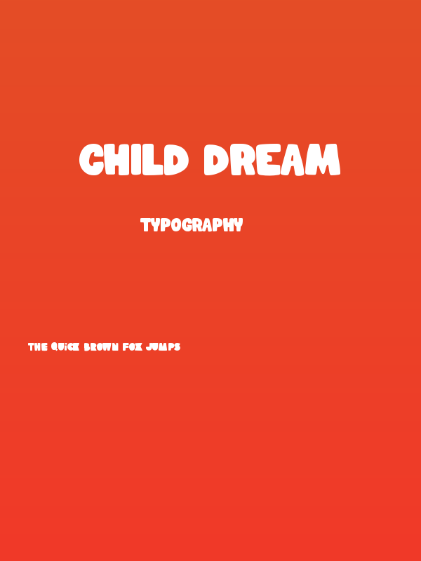 Child Dream Poster
