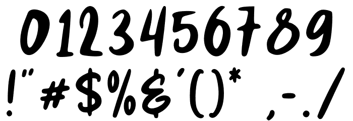 Child Hood Style Font OTHER CHARS