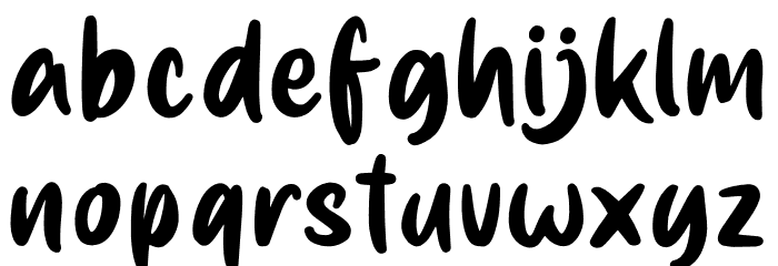 Child Hood Style Font LOWERCASE
