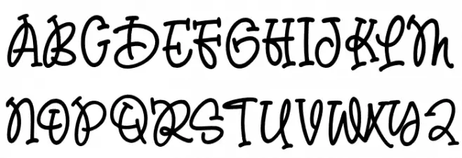ChildDream Schriftart Groß