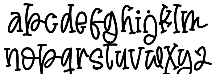 ChildDream Font LOWERCASE