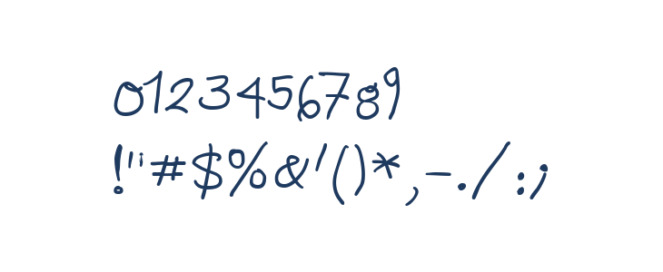 ChildWritten-Bold Other Characters