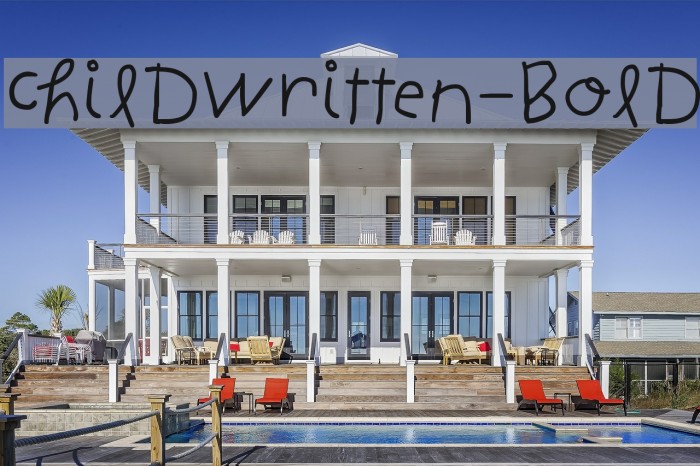 ChildWritten-Bold Example 2