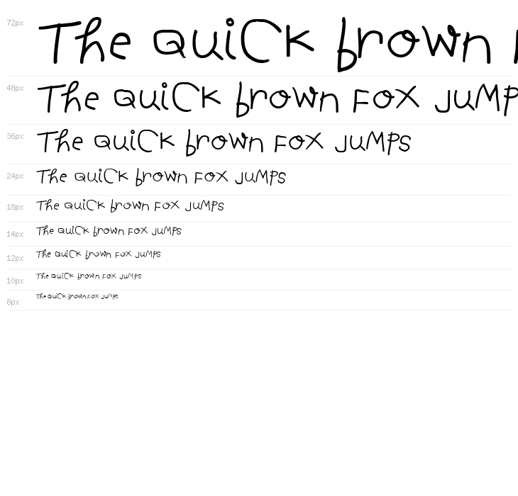 ChildWritten-Bold Waterfall