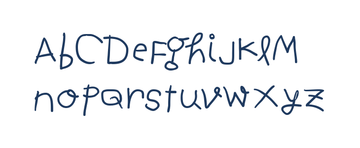 ChildWritten-Bold Lowercase