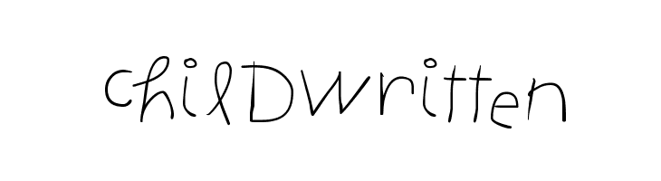 ChildWritten  Скачать бесплатные шрифты