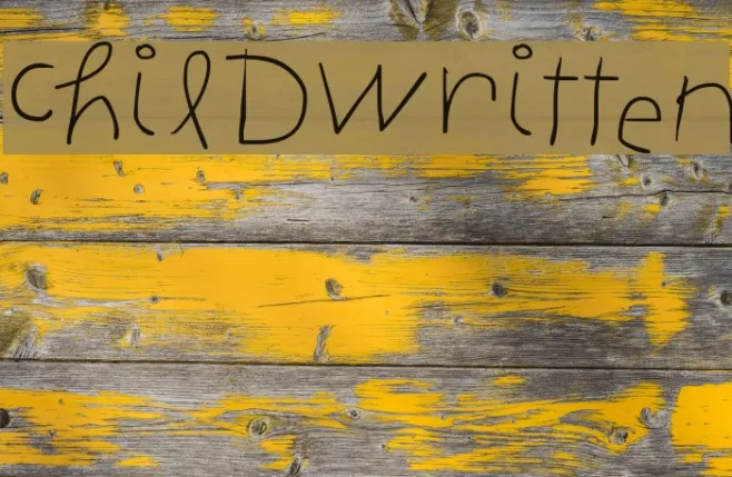 ChildWritten Example 2