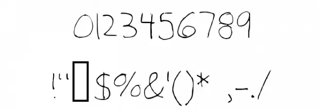 Child_Serial_Killer Medium フォント その他の文字