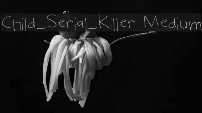 Child_Serial_Killer Medium フォント examples